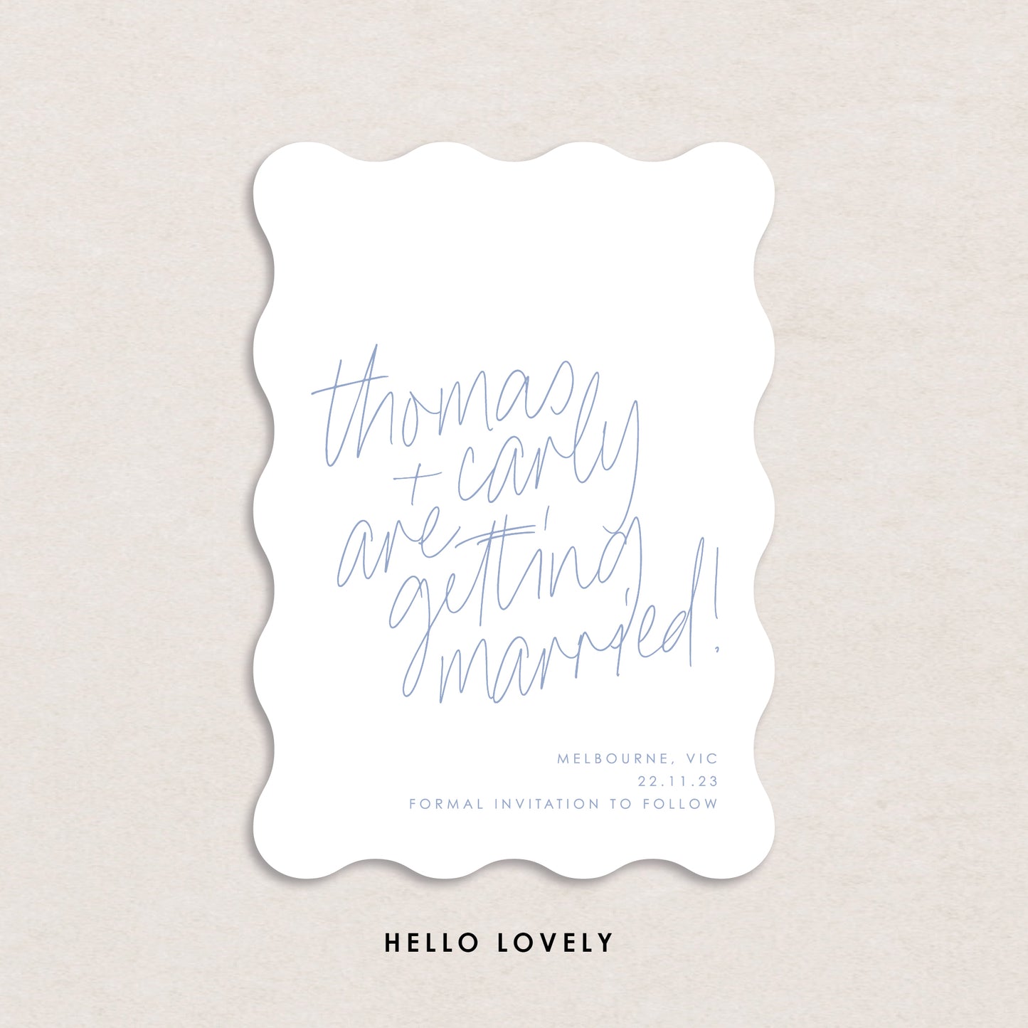 Save The Date E-Vite