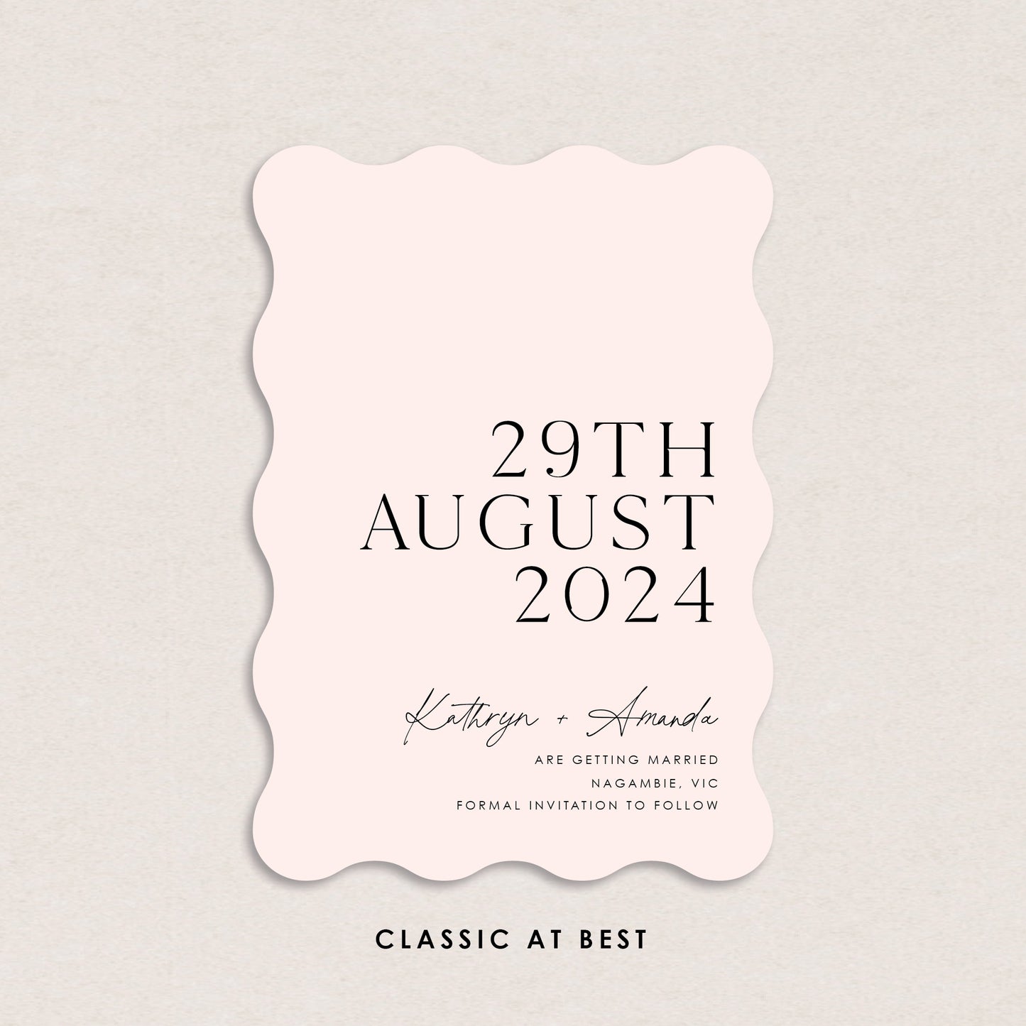 Save The Date E-Vite