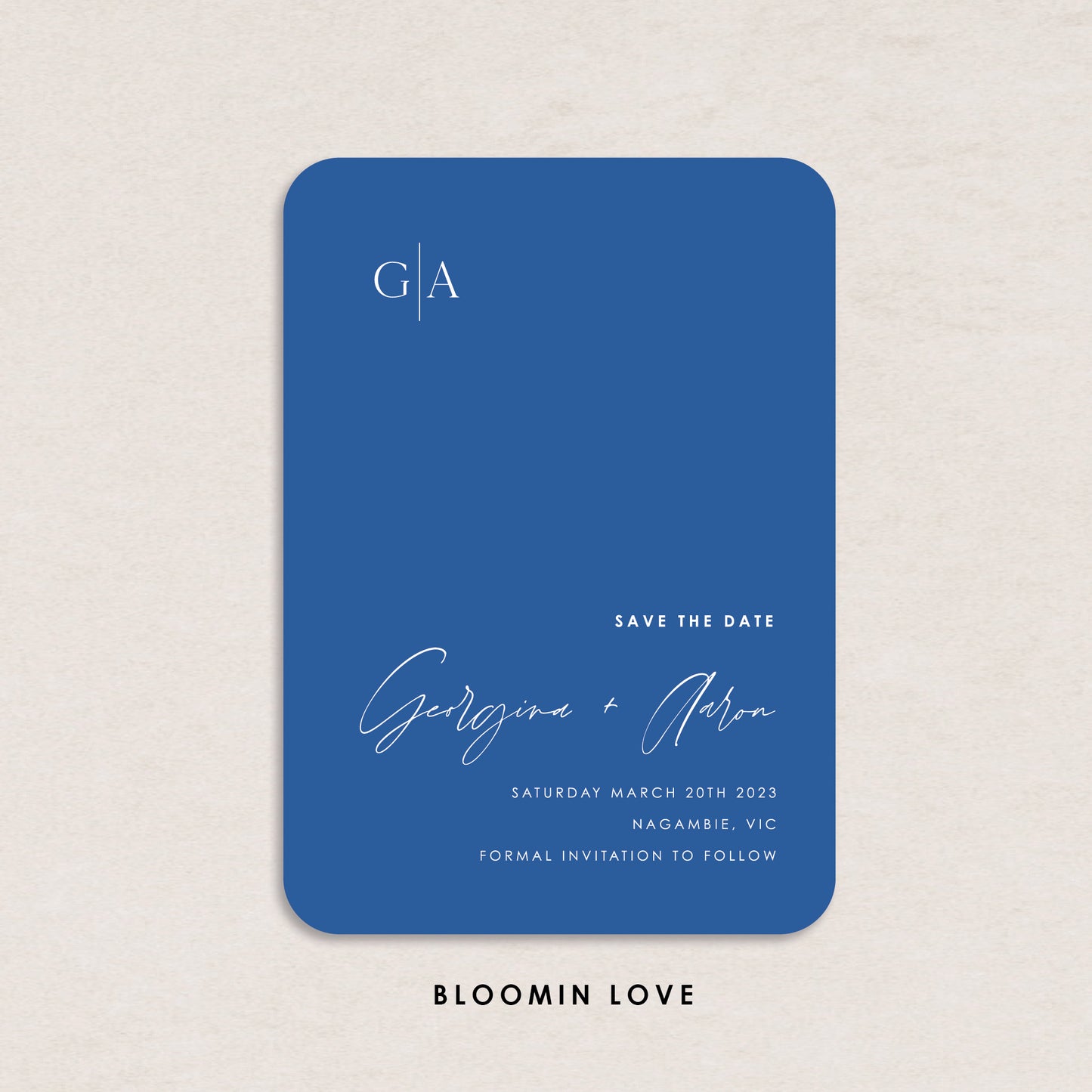 Save The Date E-Vite