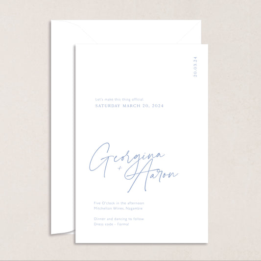 I Choose You Invitation