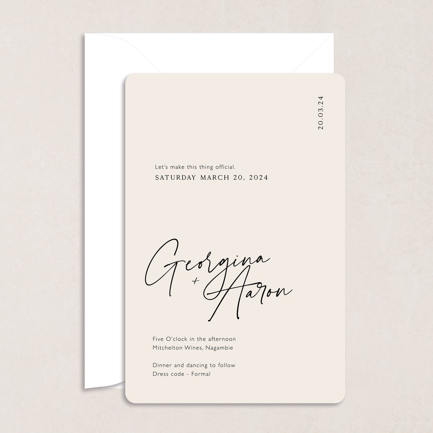 I Choose You Invitation