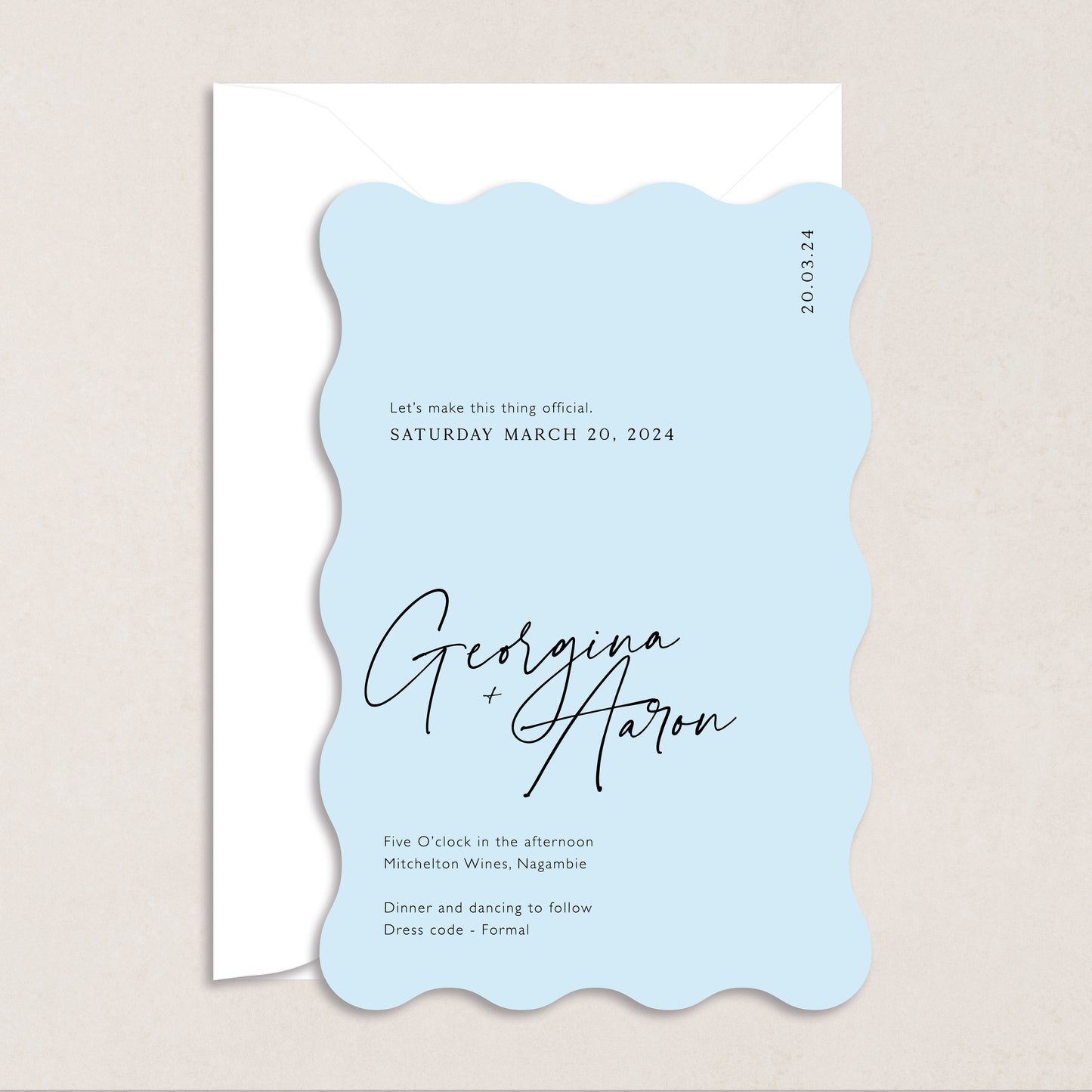 I Choose You Invitation