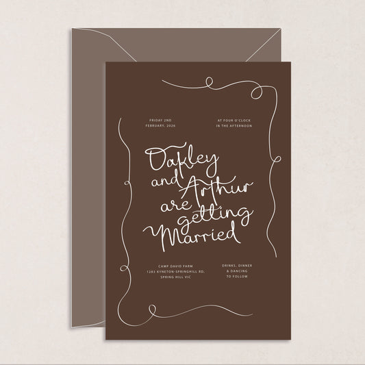 All I Want Invitation