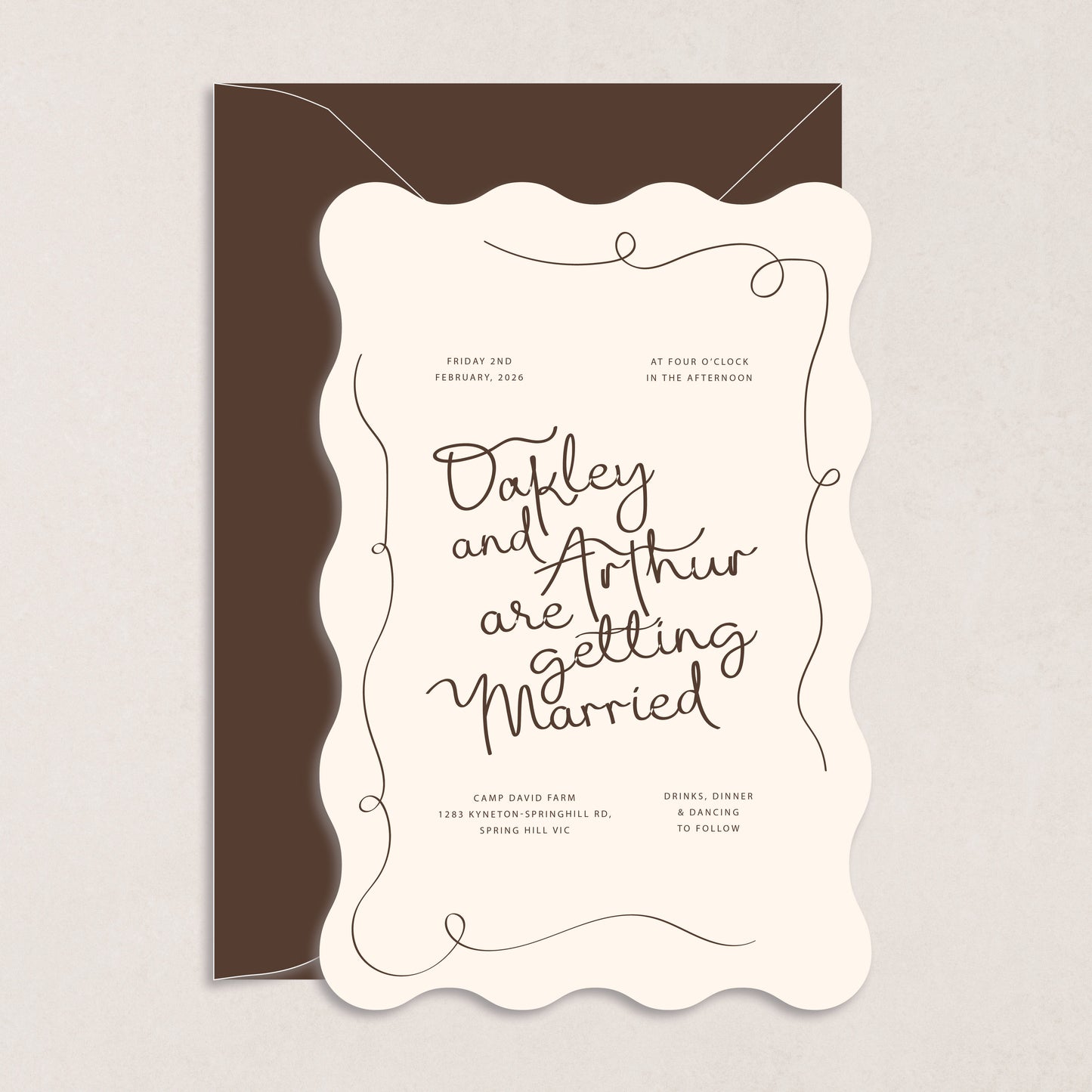 All I Want Invitation