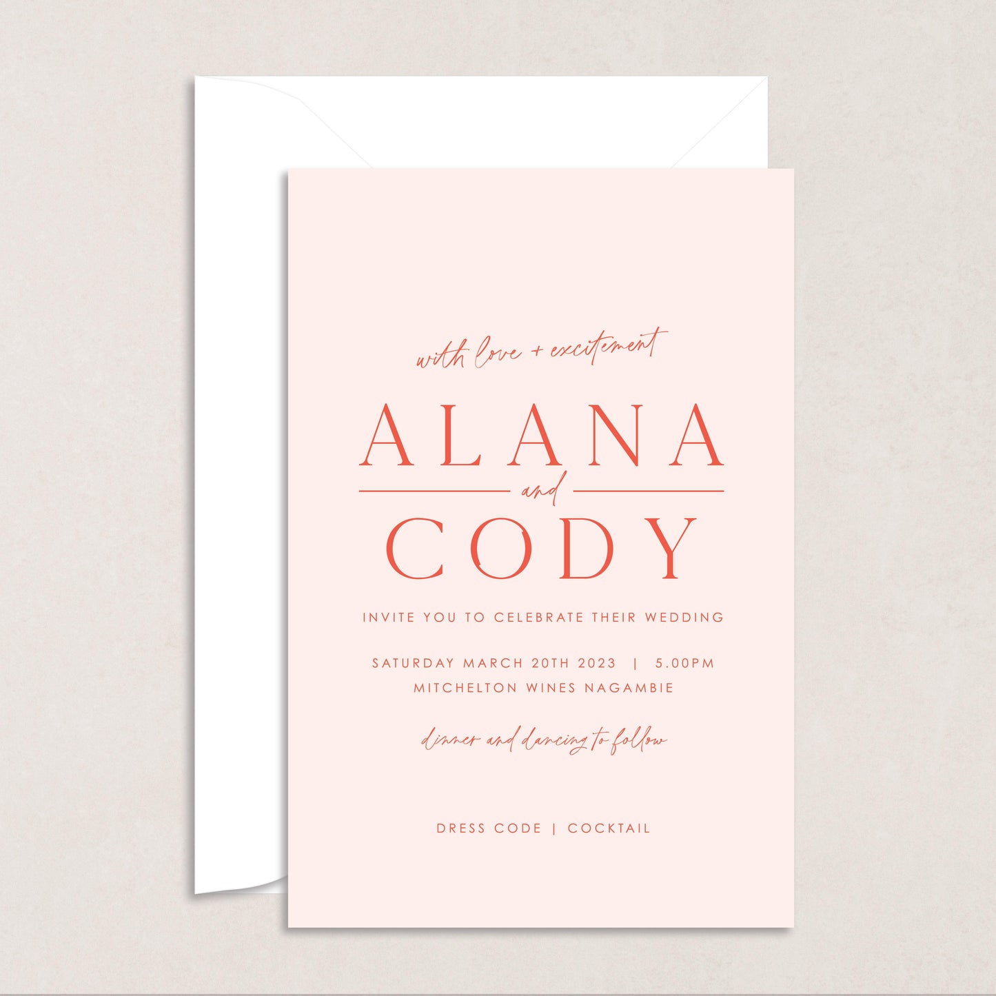 Honeymoon Invitation