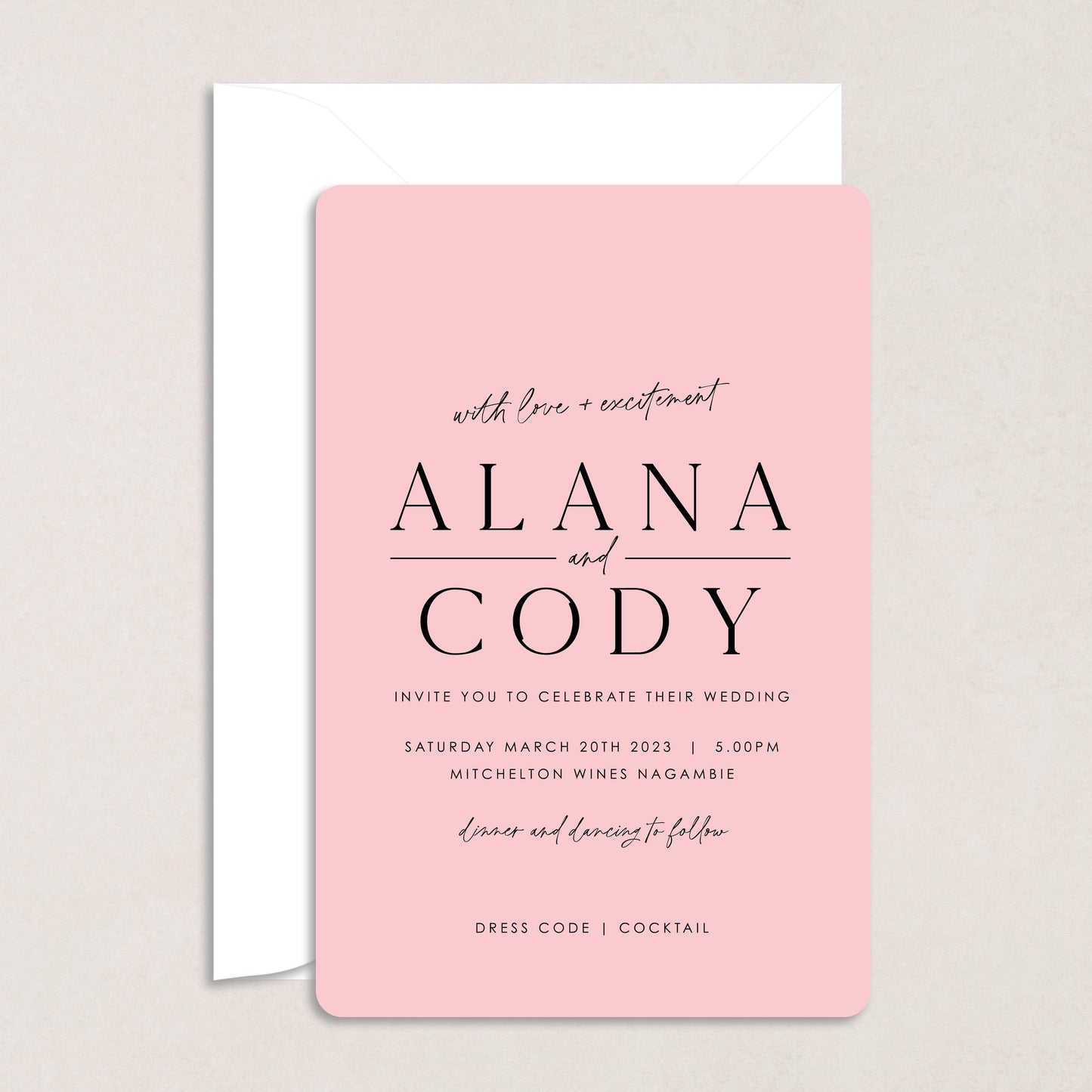 Honeymoon Invitation