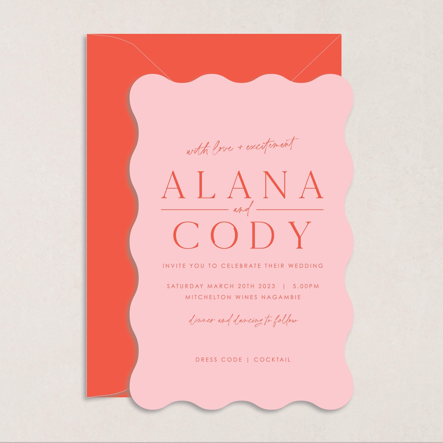 Honeymoon Invitation