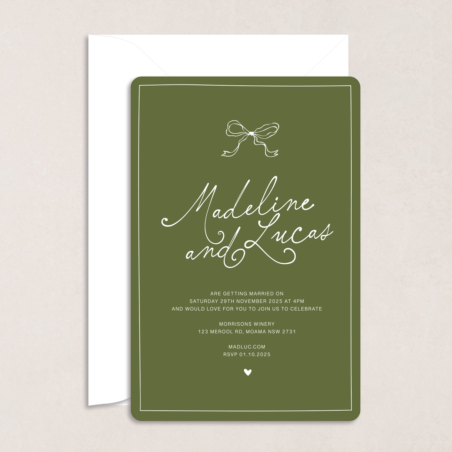 Endless Love Invitation