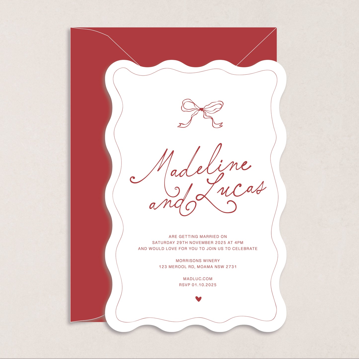 Endless Love Invitation