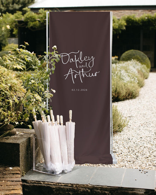 All I Want Cloth Sign