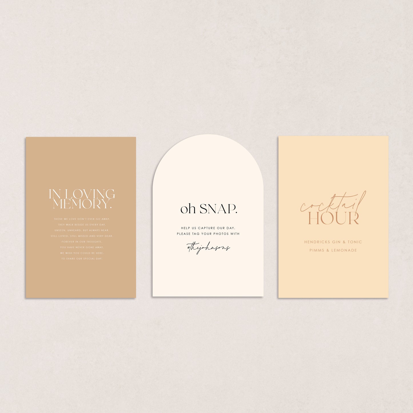 Only One A5 Smaller Signage