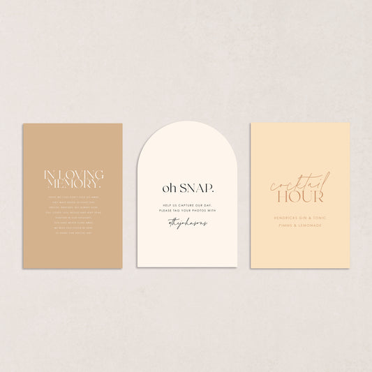 Only One A5 Smaller Signage