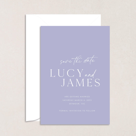 Laps Around The Sun Save The Date