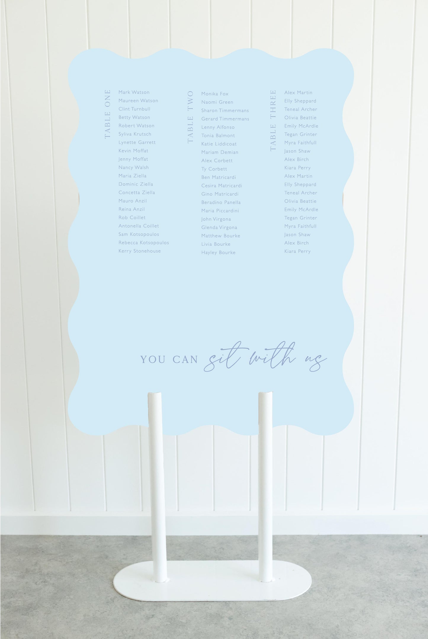 I Choose You Seating Chart