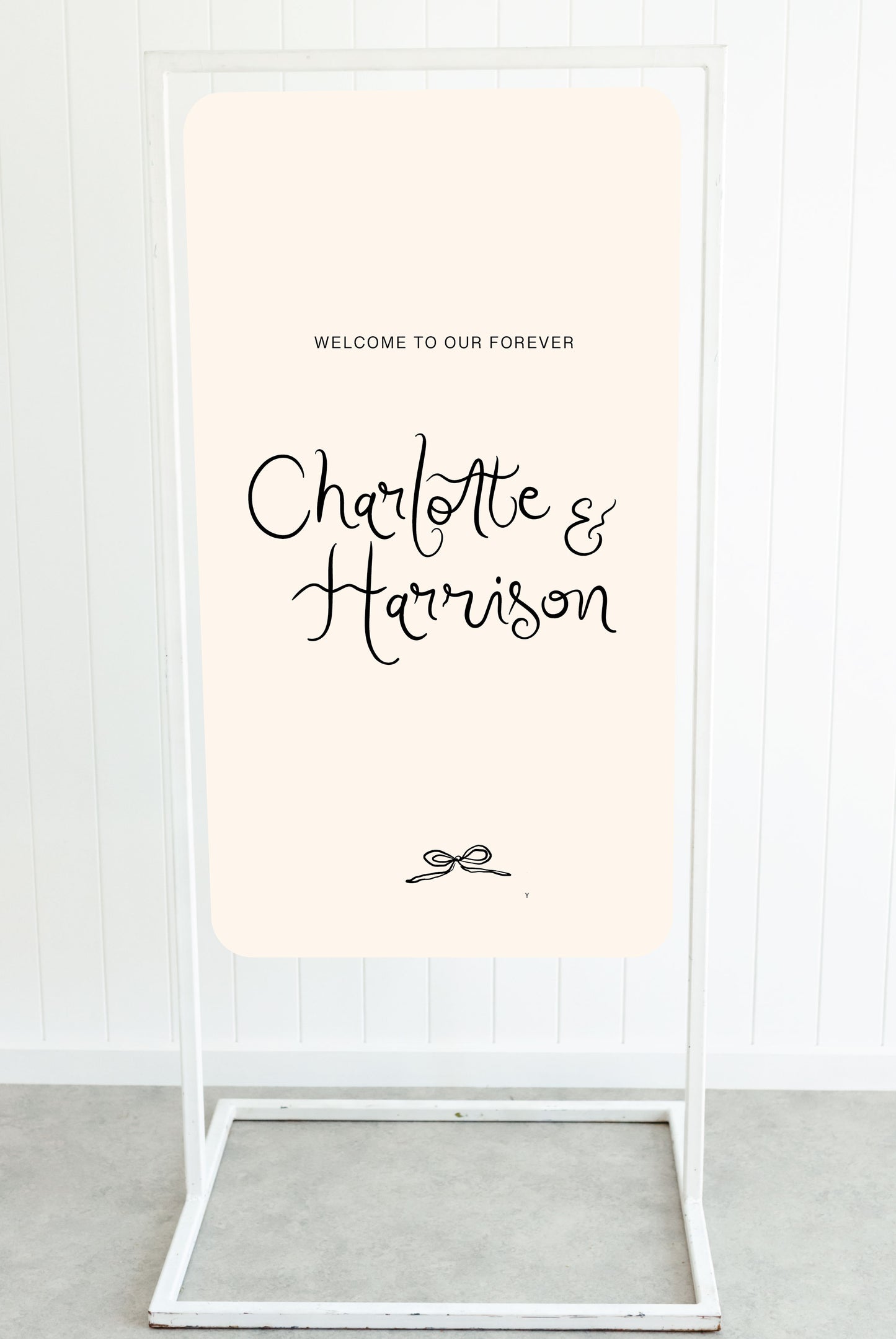 J'Adore Welcome Sign