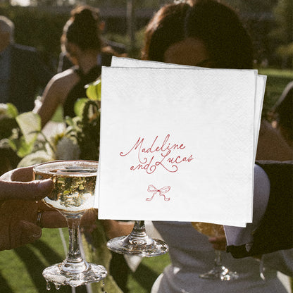 Endless Love Paper Cocktail Napkins