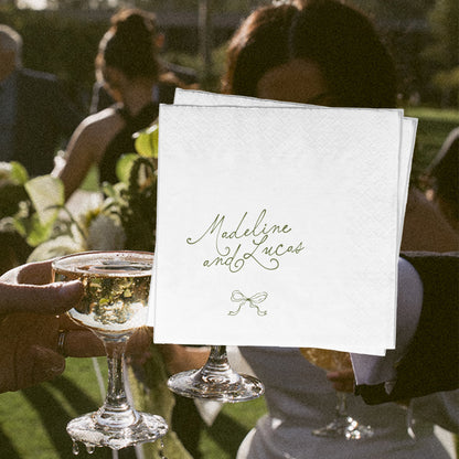 Endless Love Paper Cocktail Napkins