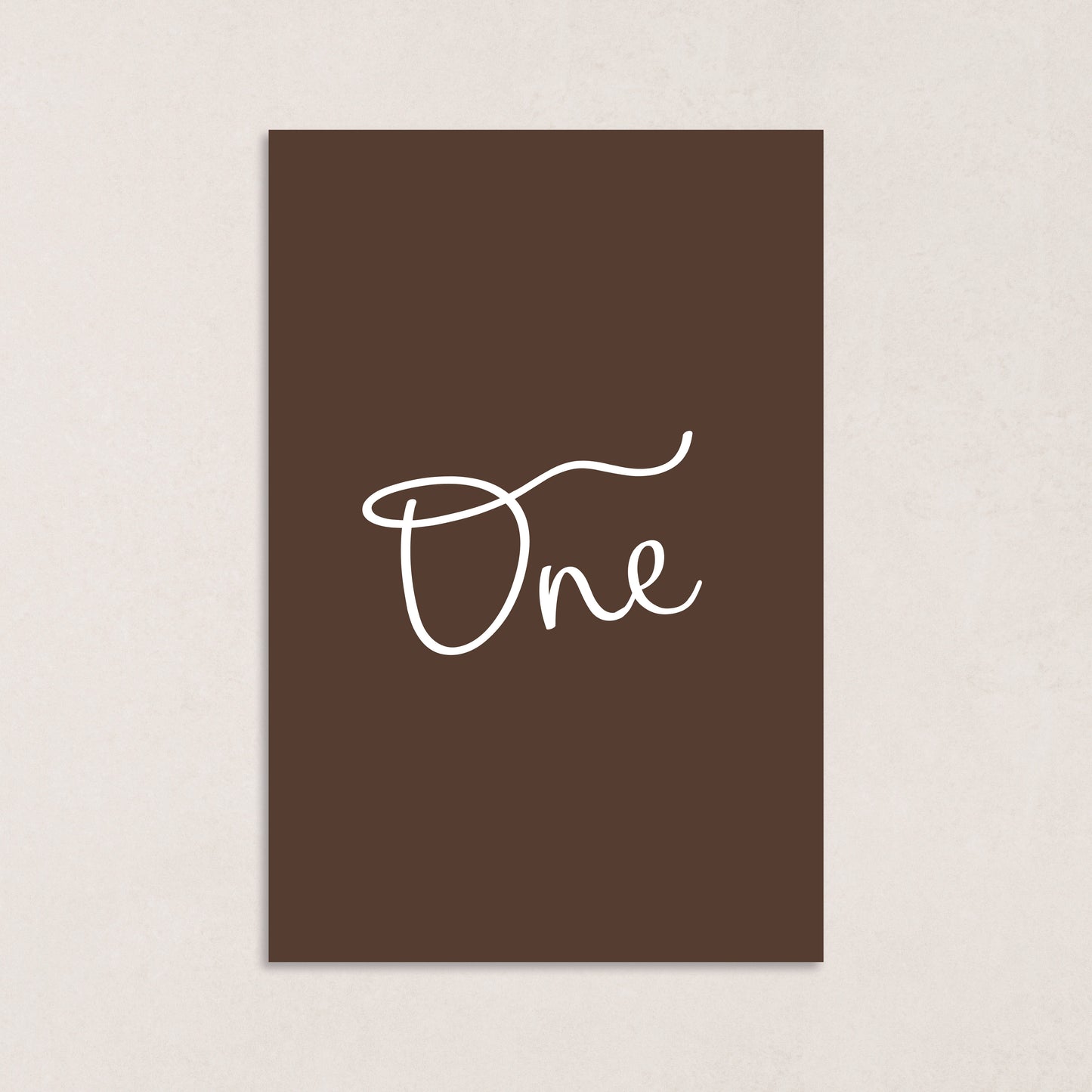 All I Want Table Numbers