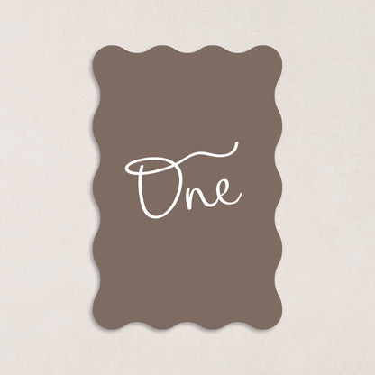 All I Want Table Numbers