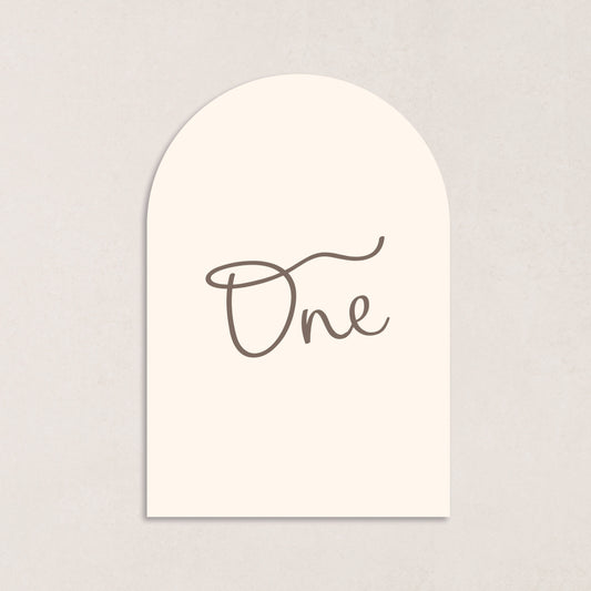 All I Want Table Numbers