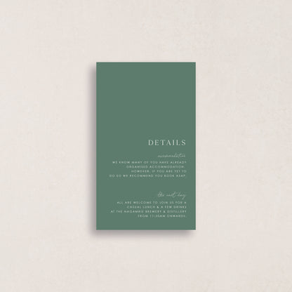 Classic At Best Details Card