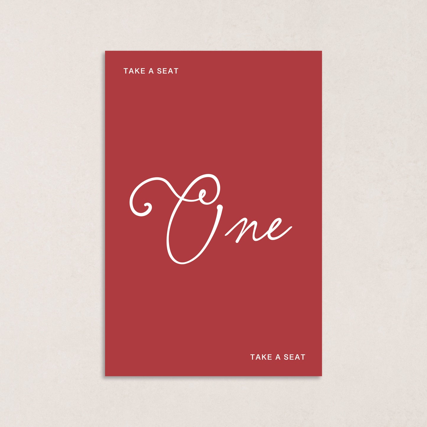 Endless Love Table Numbers