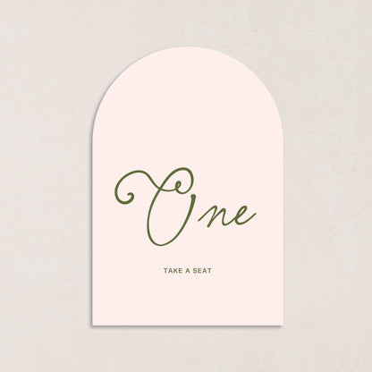 Endless Love Table Numbers