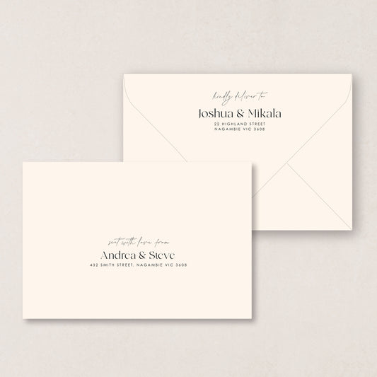 Love Like This Envelope Printing