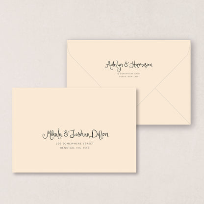 Love Song Envelope Printing