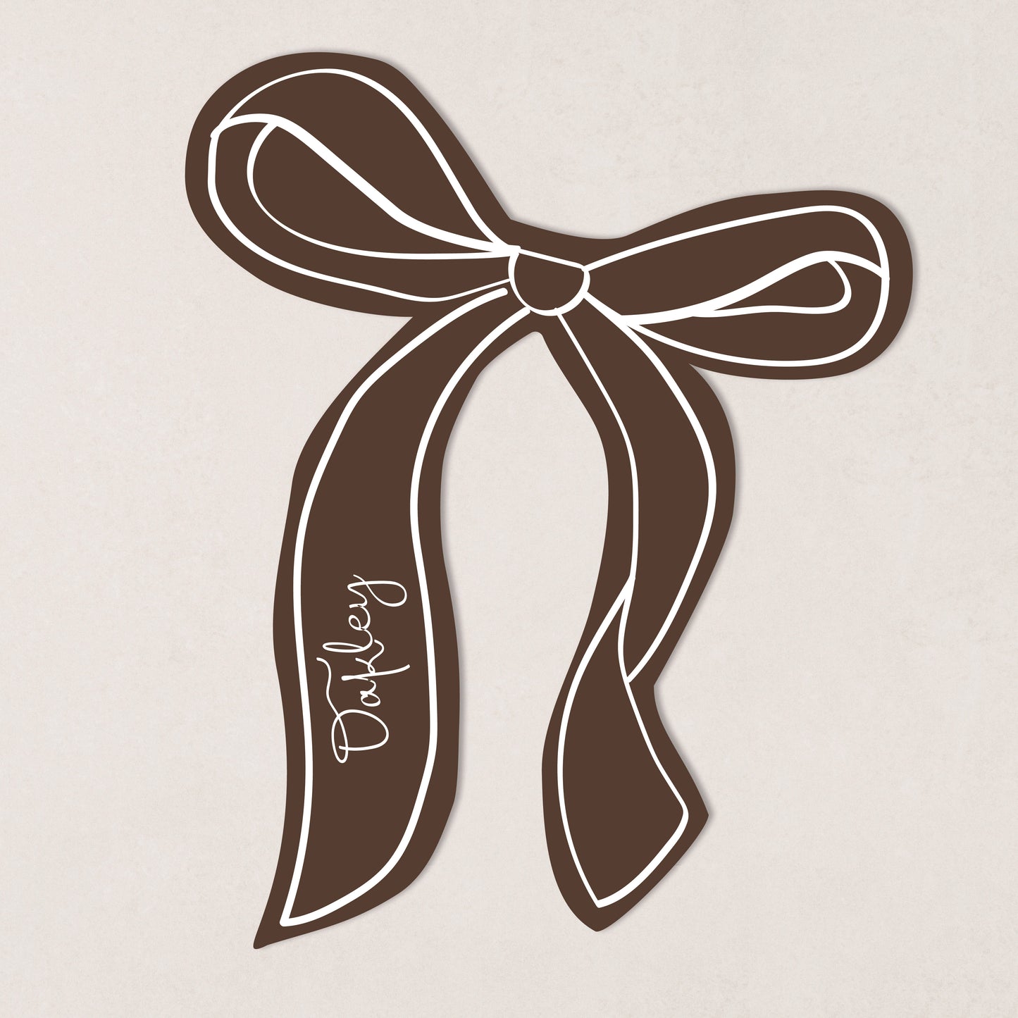 Bow Place Card