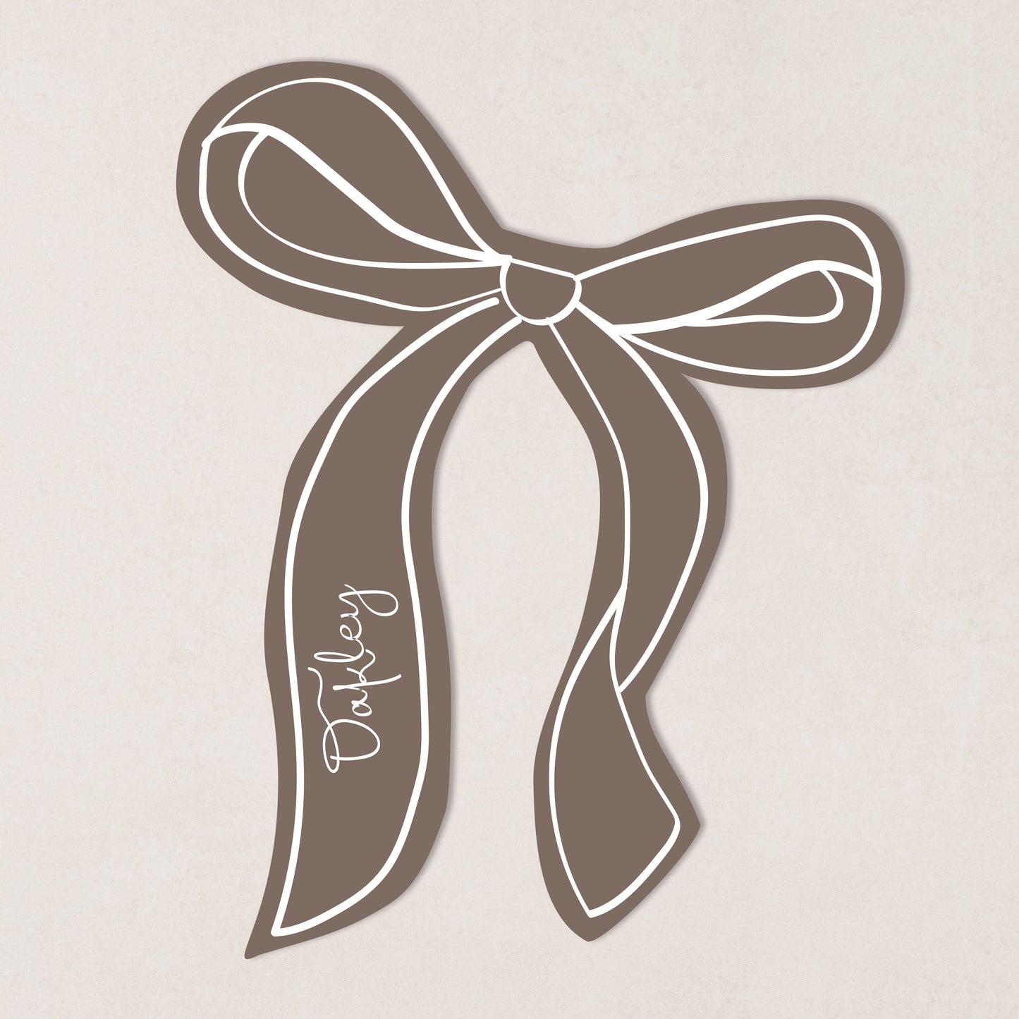 Bow Place Card