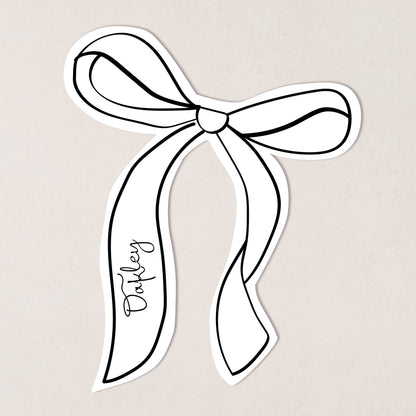 Bow Place Card