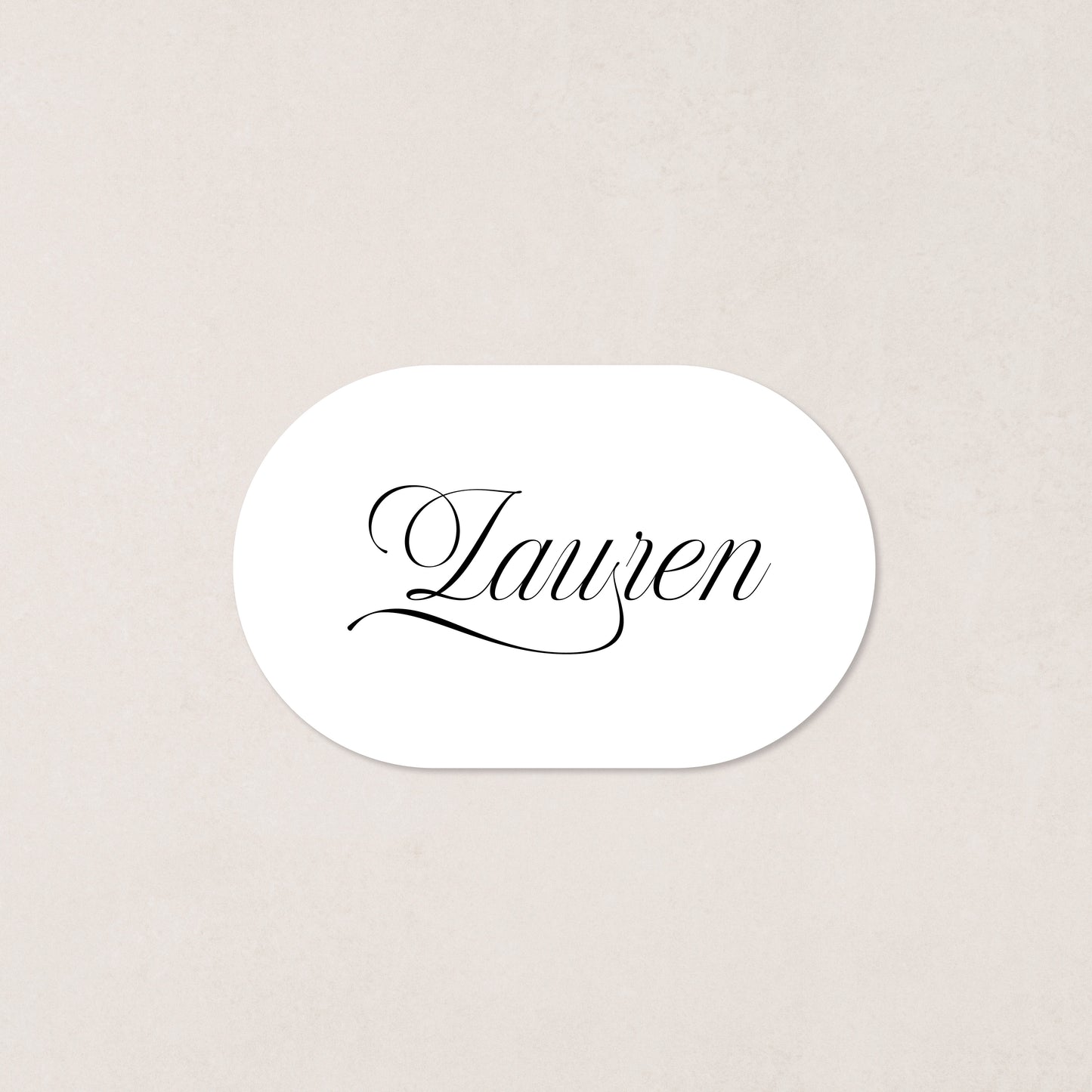 Script Place Card