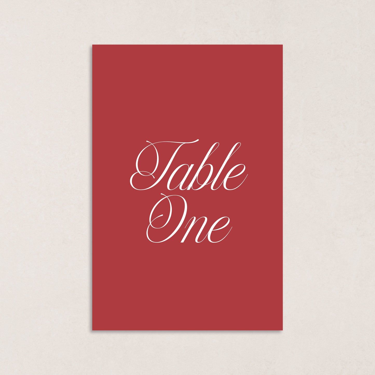 Script Table Numbers