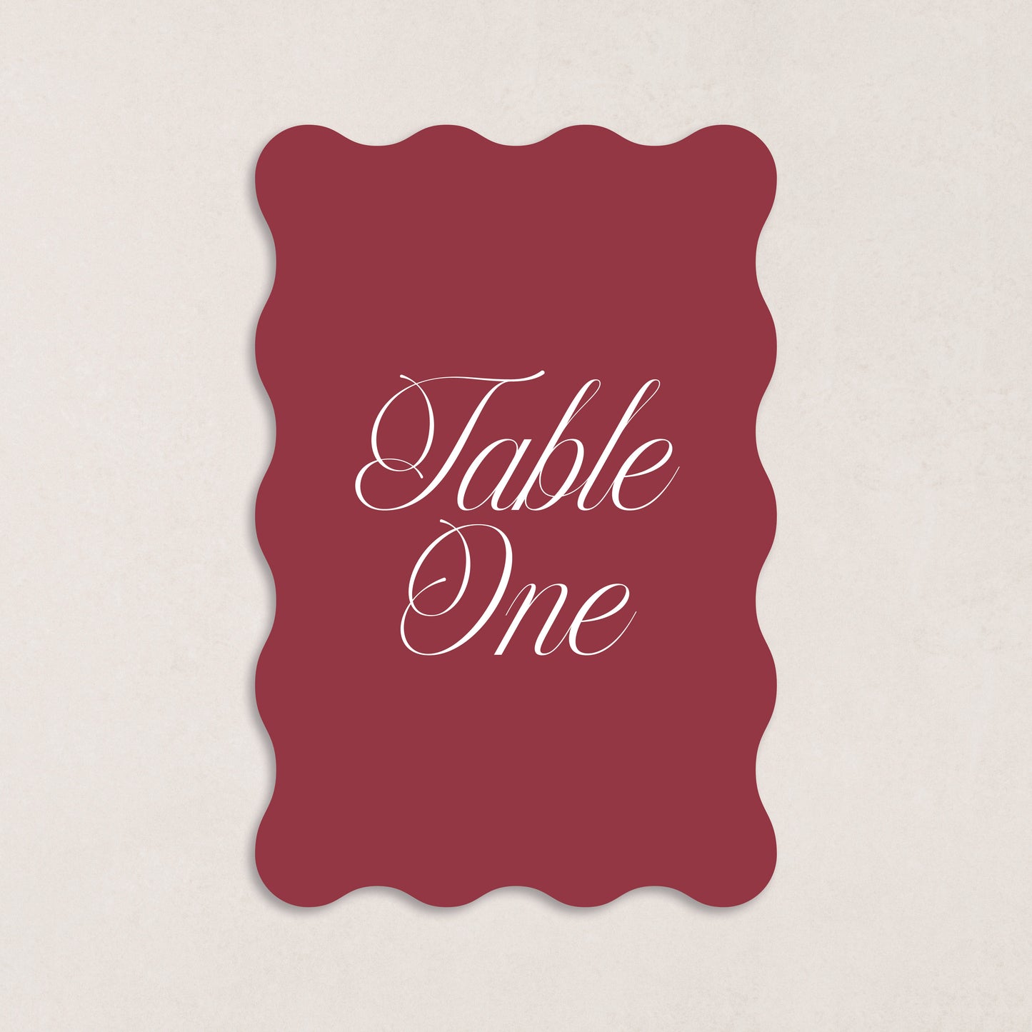 Script Table Numbers