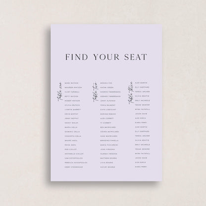 Laps Around The Sun Seating Chart