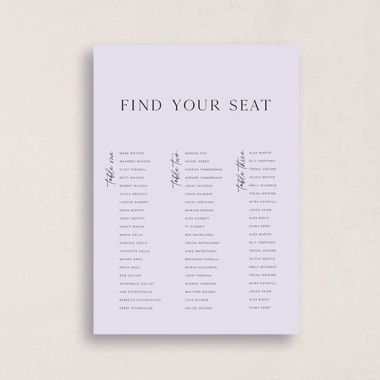 Laps Around The Sun Seating Chart