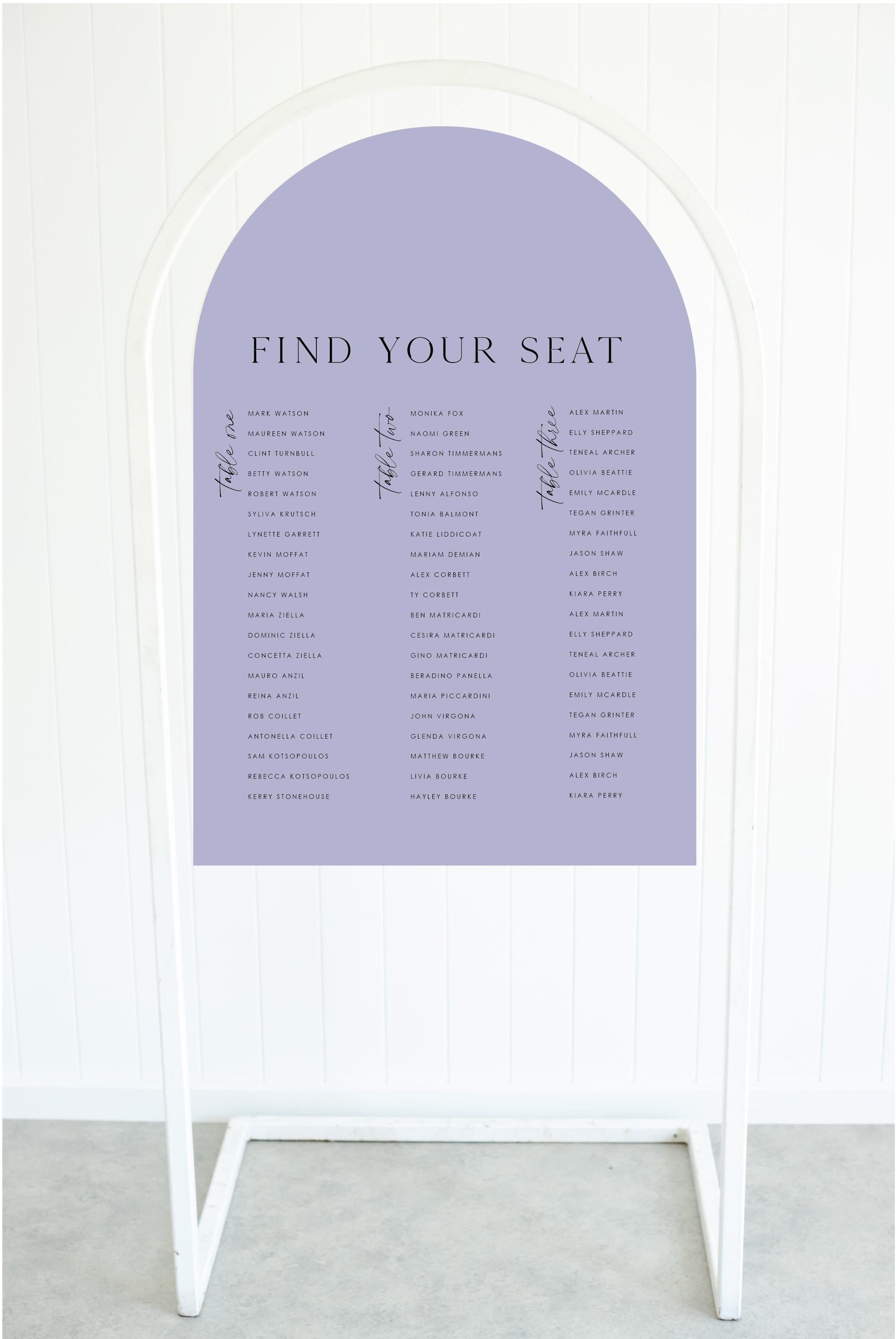 Laps Around The Sun Seating Chart