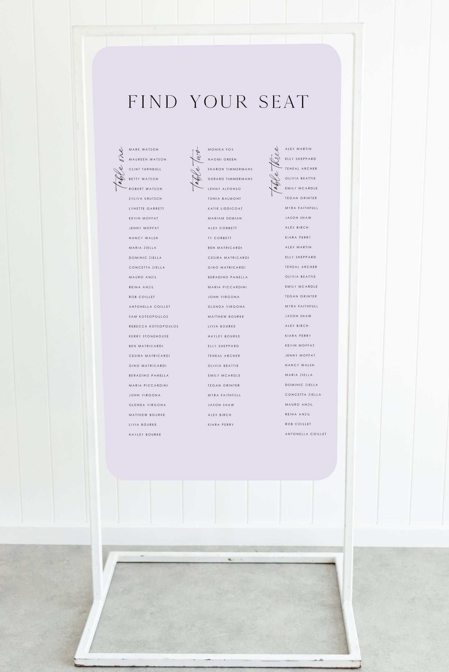 Laps Around The Sun Seating Chart