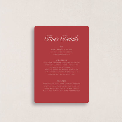 Script Details Card
