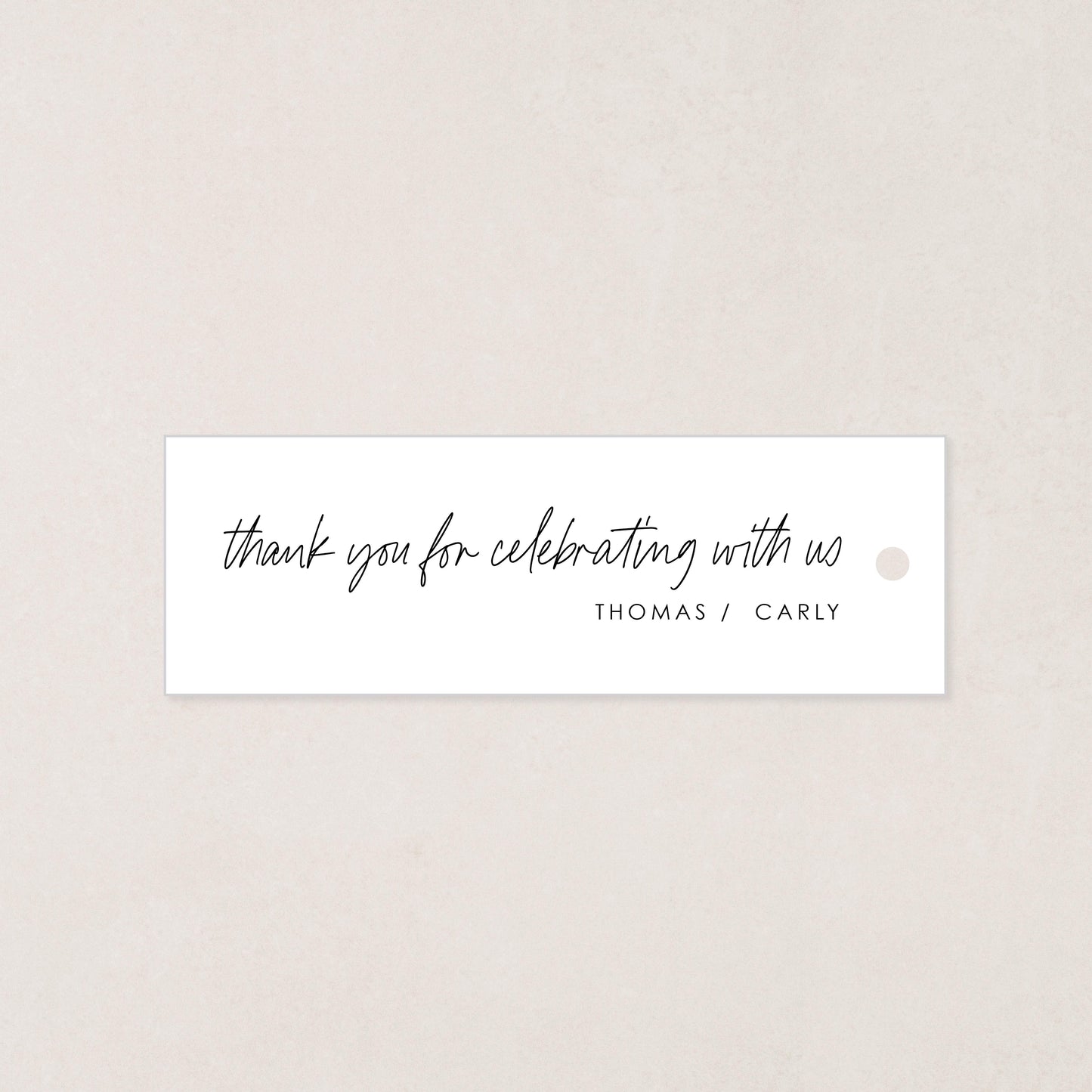 Hello Lovely Favour Tag