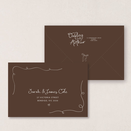 All I Want Envelope Printing