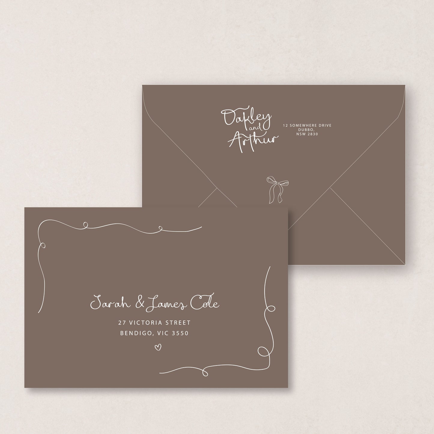 All I Want Envelope Printing