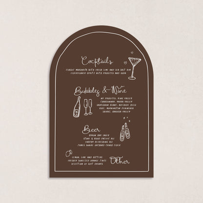 All I Want Drink Menus