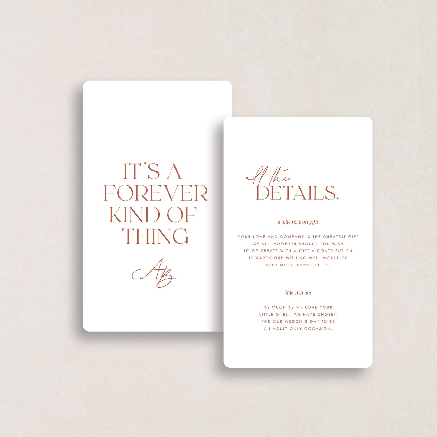 Only One Finer Details Card