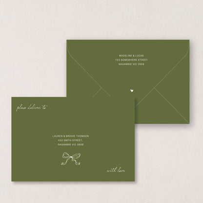 Endless Love Envelope Printing