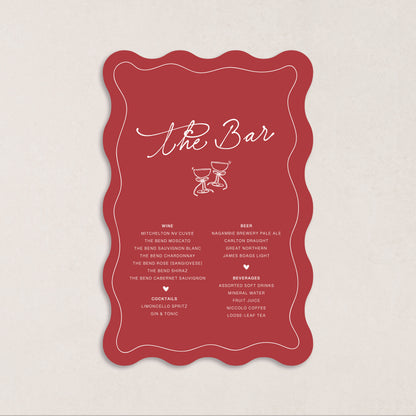 Endless Love Drink Menus