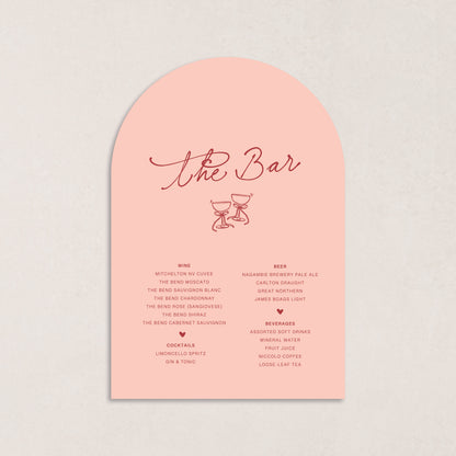 Endless Love Drink Menus