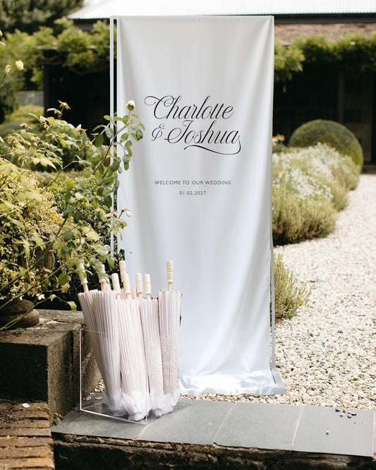 Script Cloth Sign