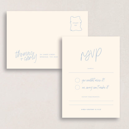 Hello Lovely RSVP Card